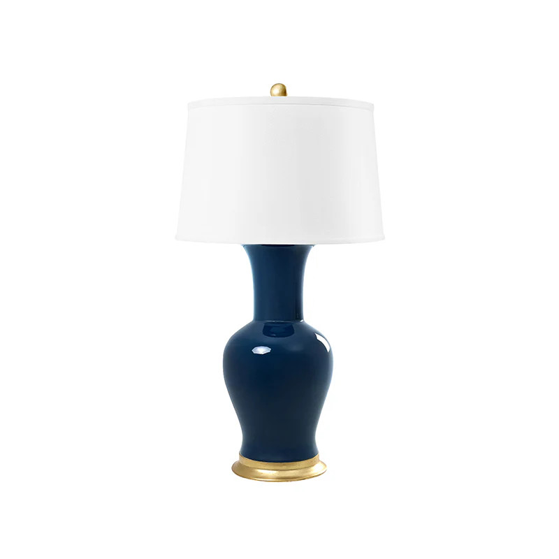 Cardiff Table Lamp - Navy | Cailini Coastal