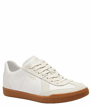 COACH Ellis Leather Lace Up Sneakers - 5.5 | Dillard's
