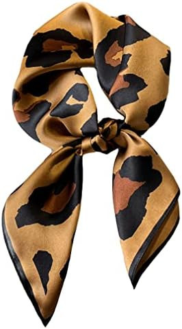 Aufeel 100% Pure Mulberry Silk Square Scarf for Hair-27''x27''- Women Silk Neckerchief Head Wrap ... | Amazon (US)