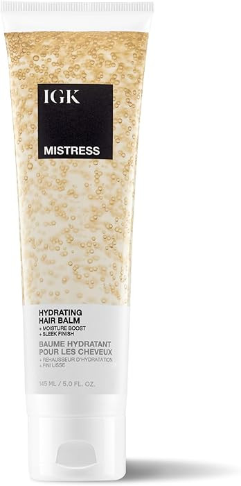 IGK Mistress Hydrating Hair Balm | Leave-In Conditioner + Smoothing Styling Cream | Frizz Control... | Amazon (US)
