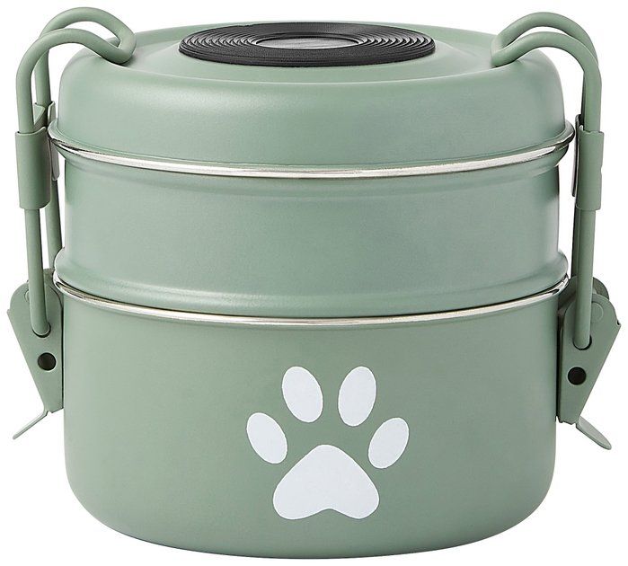 Frisco Complete Travel Stainless Steel Dog & Cat Feeder Bowl | Chewy.com