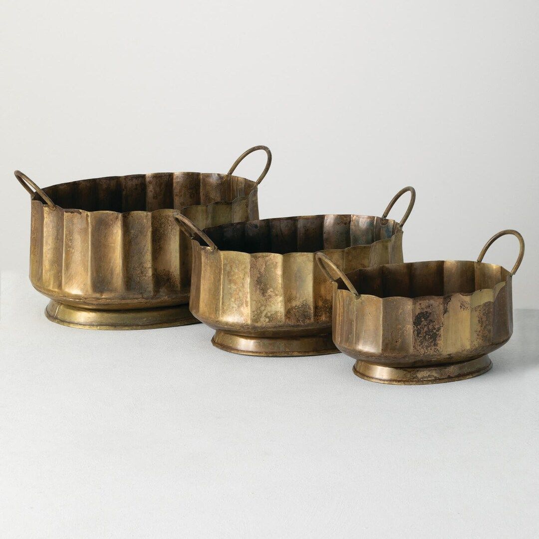 Gold Handled Bowl - Three Sizes | Etsy (US)