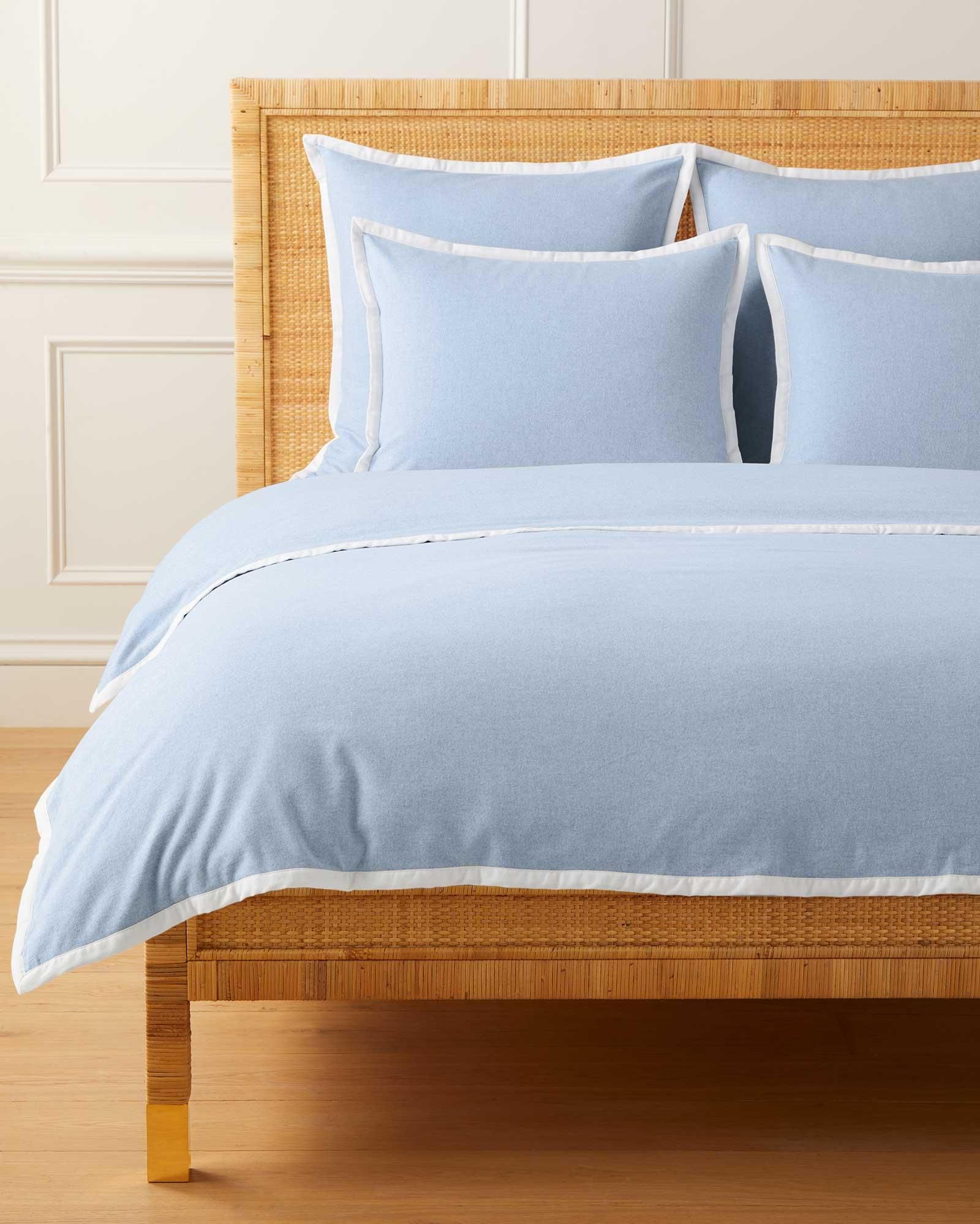 Belvedere  Flannel Duvet Cover | Serena and Lily