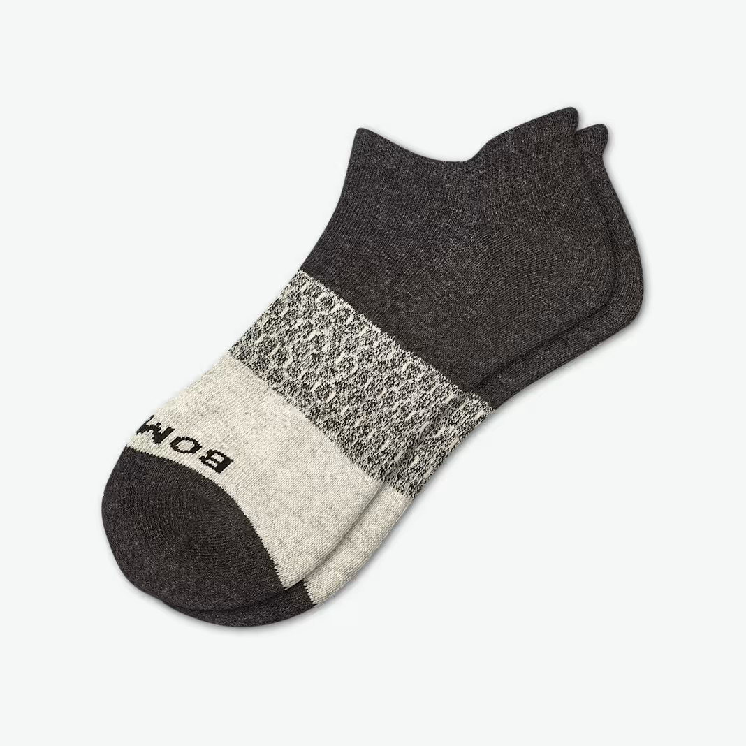 Men's Tri-Block Ankle Socks | Bombas
