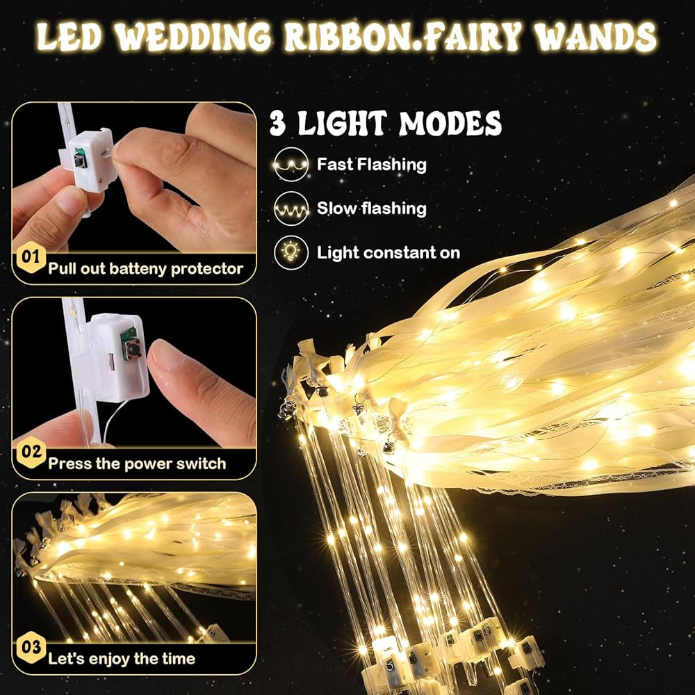 50 Pcs Lvory & Warm White Led | Amazon (US)