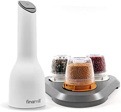 FinaMill - Award Winning Battery Operated Spice Grinder Gift Pack - includes 3 Quick - Change Spice  | Amazon (US)