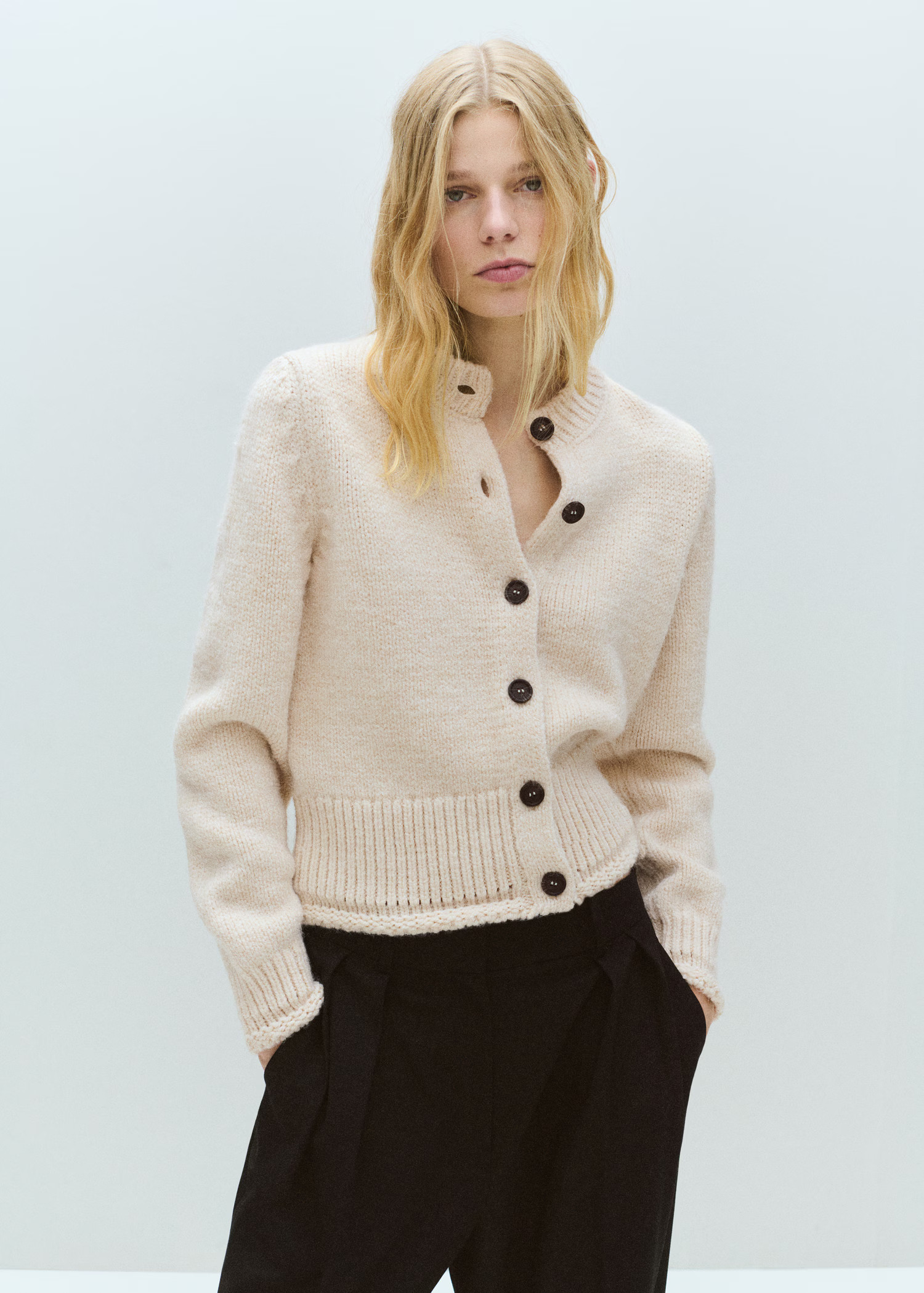 Knitted button cardigan | Mango (US/MX/AU)