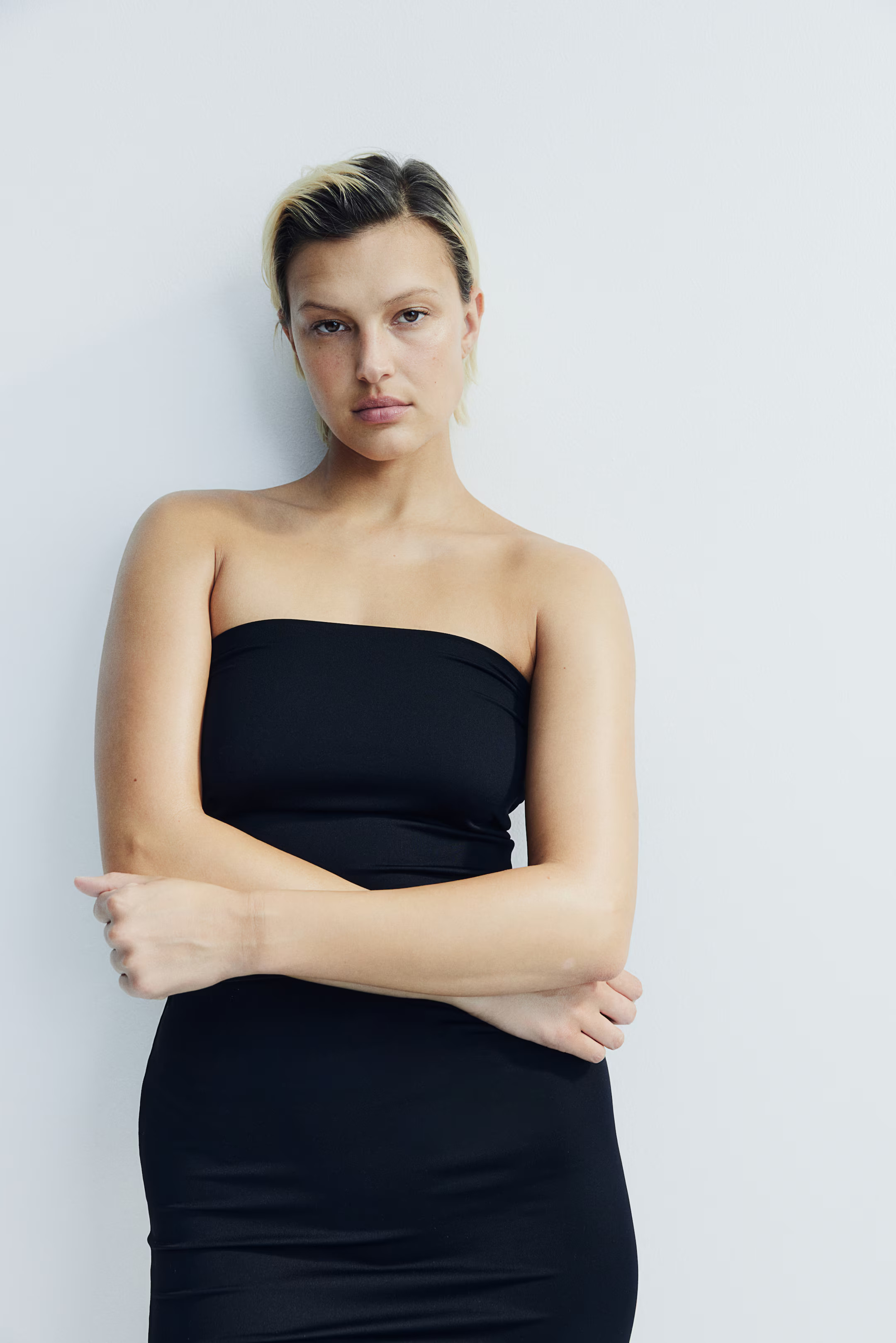 Microfiber Tube Top - Light beige - Ladies | H&M US | H&M (US + CA)