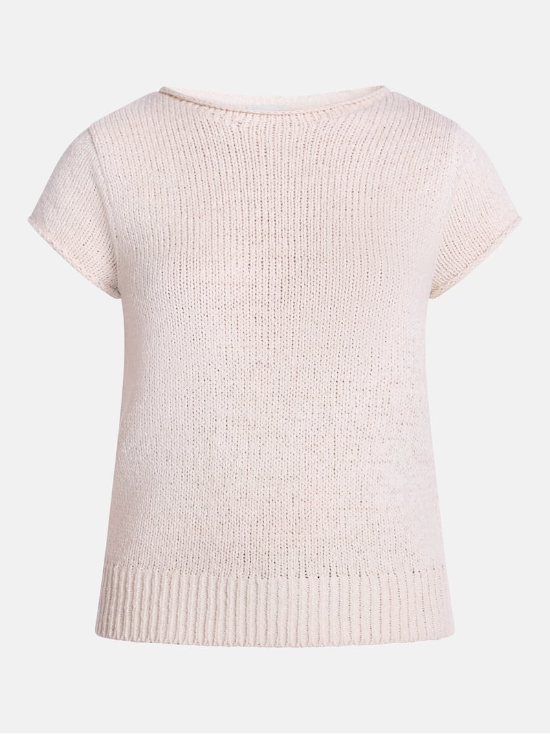 Scenario Women's Plus Short Sleeve Rollneck Pullover Sweater, Sizes 1X-4X | Walmart (US)