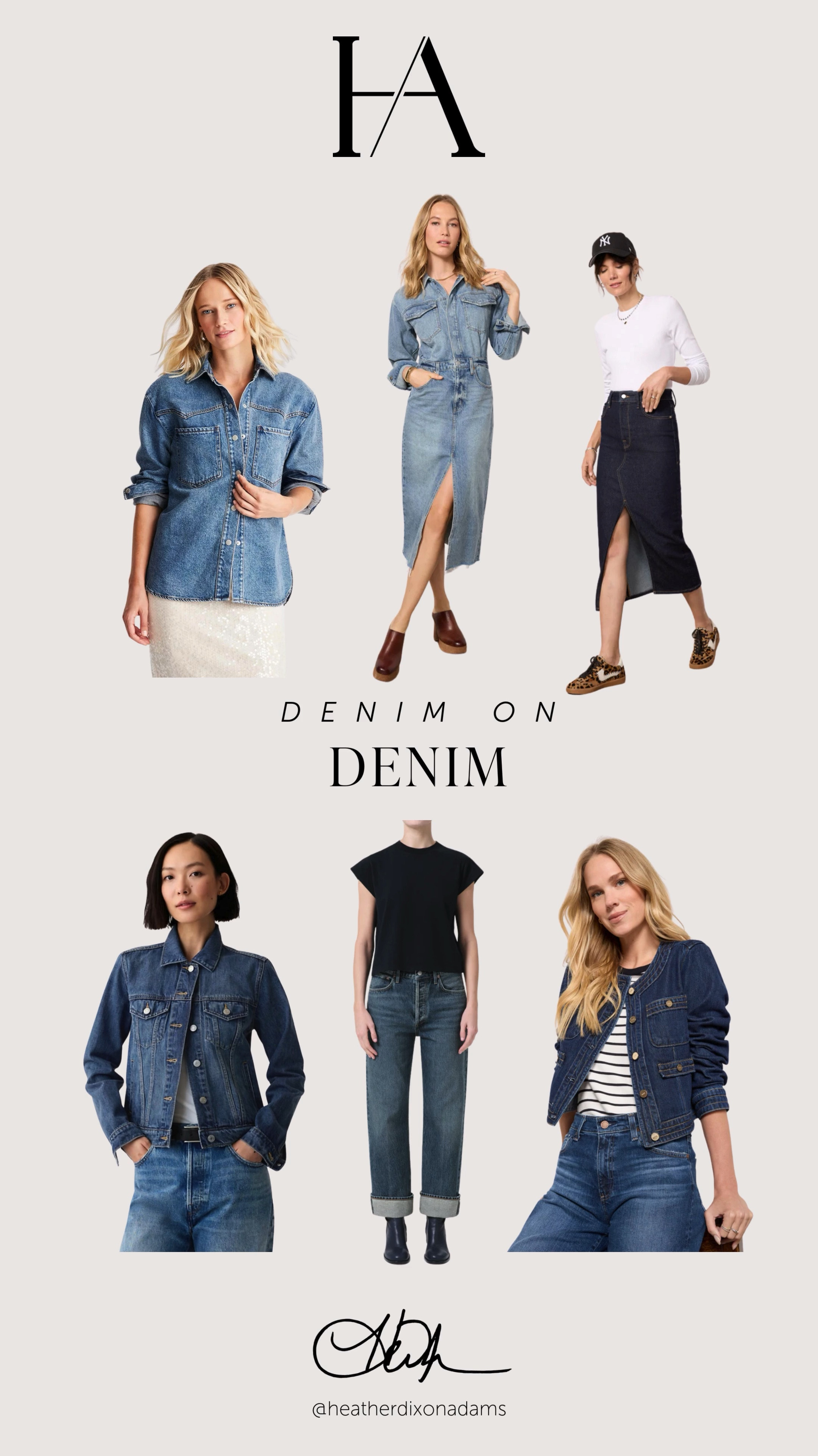 This falls denim on denim guide.

#LTKSeasonal #LTKStyleTip #LTKOver40