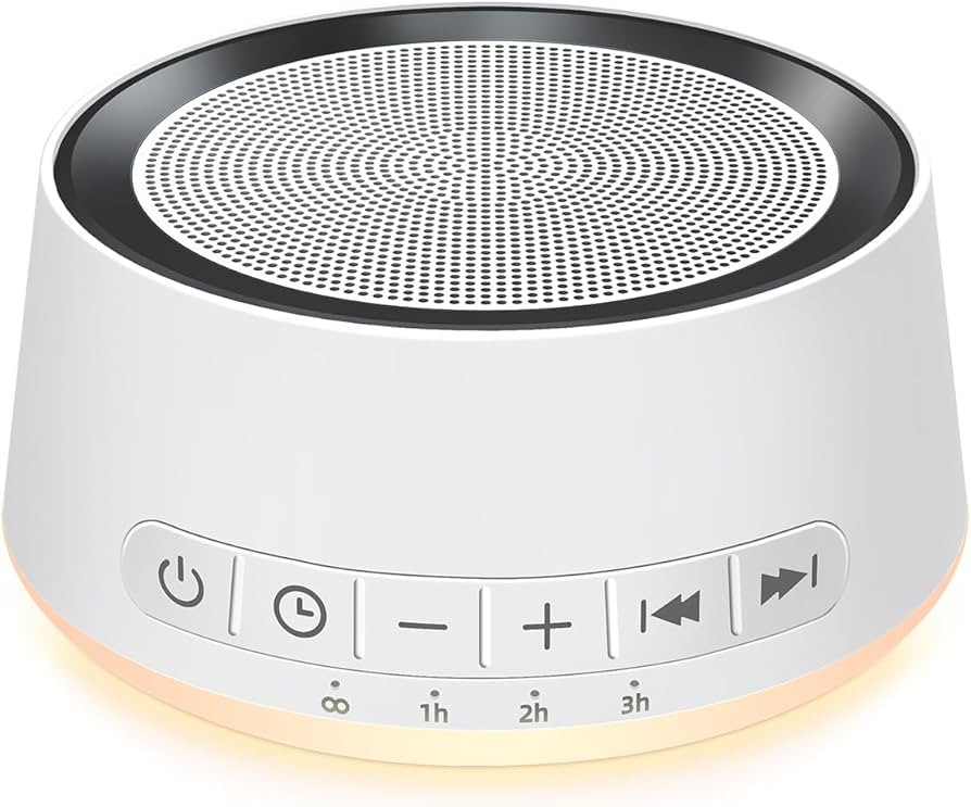 Sound Machine White Noise Machine with 30 Soothing Sounds 12 Colors Night Light Sleep Machine for... | Amazon (US)