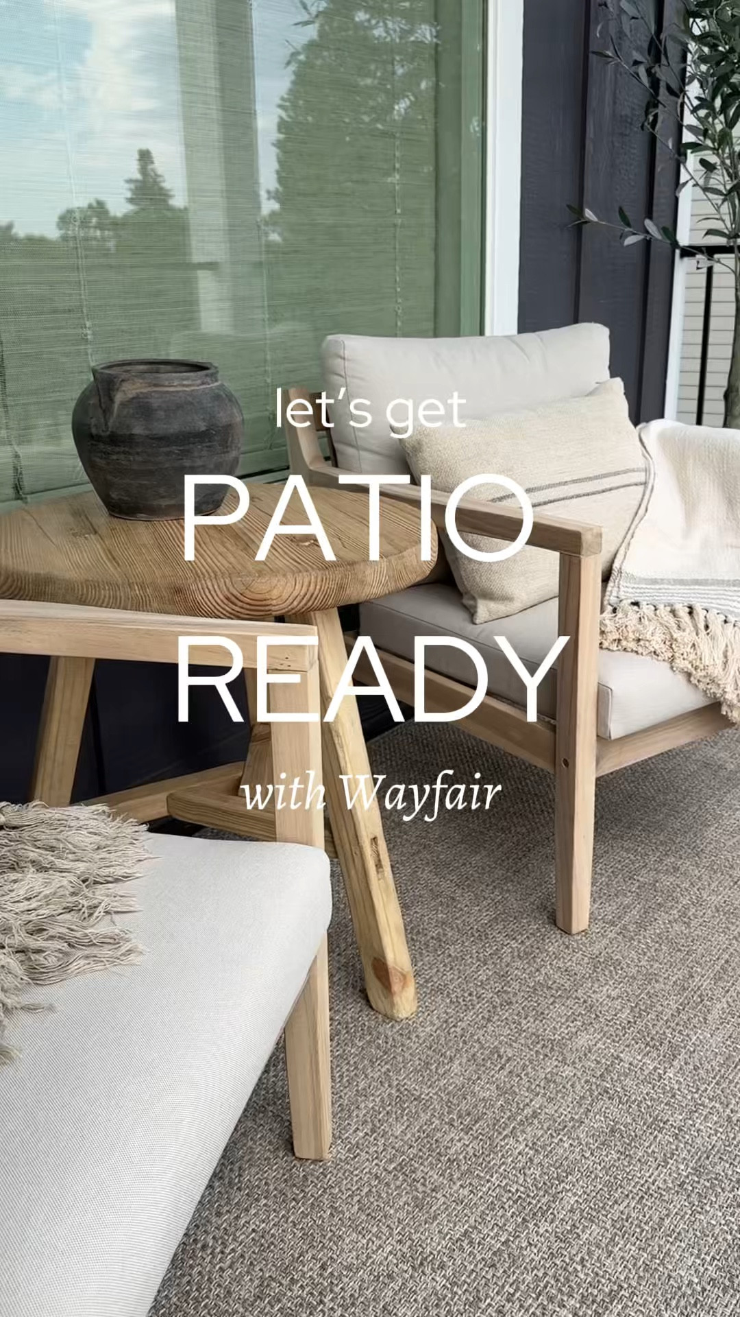 There’s just something about getting your patio set up for the season that makes everything feel fresh again 🤍

This setup has been one of my favorite parts of my home, from slow mornings to warm evenings, it really feels like my own little outdoor escape.

Wayfair is always my go-to for outdoor seating that makes your space feel intentional and lived in. 

#ad @Shop.LTK #liketkit 
@wayfair #wishyouwerehere #outdoor #Wayfair #WayfairPartner 

 #LTKSeasonal #LTKHome