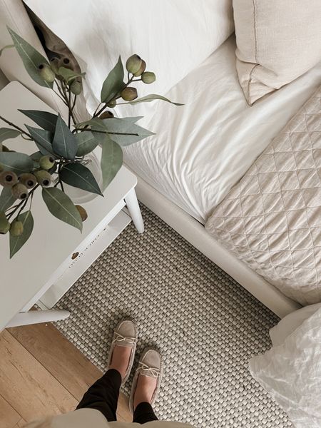 Here’s a look at the spring bedroom design I’m working on! Looove this rug and eucalyptus stems 

#LTKunder50 #LTKhome #LTKSeasonal