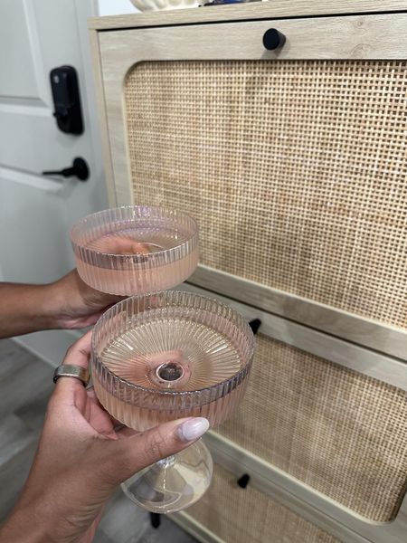 Pretty amazon ribbed iridescent coupe glasses for a fun cocktail or cocktail! #Founditonamazon #amazonhome #inspire #wine #cocktail

#LTKStyleTip #LTKHome #LTKGiftGuide