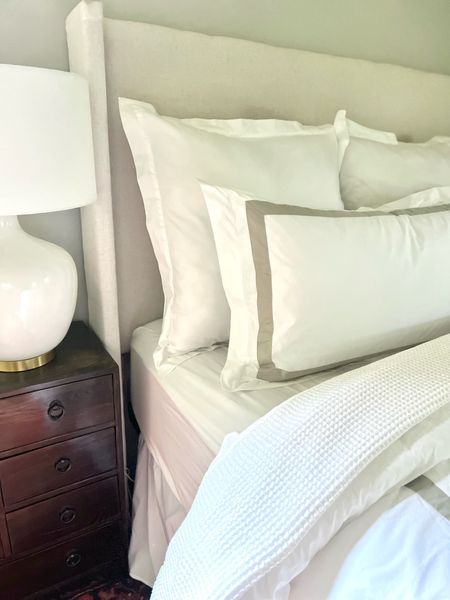 My bedding is on sale 👏🏼 it’s so soft and feels like a high end hotel. The ribbon detailing is so pretty! 

Primary bedroom, bedding sale, sale alert, guest room, Boll and Branch, duvet, sheets, down comforter, rug, nightstand, dresser, lamp, ottoman, waffle weave blanket, bedroom inspiration, modern bedroom, traditional bedroom

#LTKsalealert #LTKstyletip #LTKhome