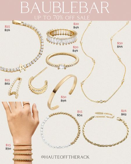 Memorial Day sale you don’t want to miss! Take up to 70% off @baublebar

#goldjewelry #memorialday #memorialdaysale #goldjewelry #summerjewelry #initialbracelet #customjewelry

#LTKFind #LTKunder50 #LTKunder100