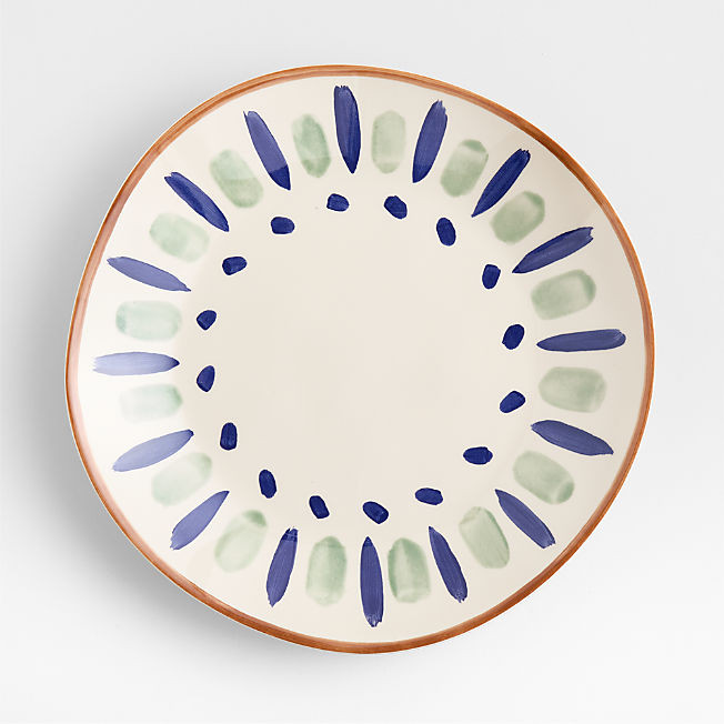 Taormina Outdoor Melamine Dinner Plate + Reviews | Crate & Barrel | Crate & Barrel