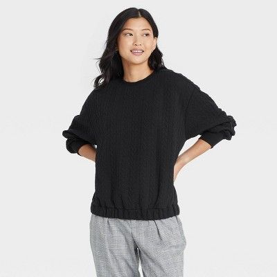 Women's Quilted Sweatshirt - A New Day™ | Target