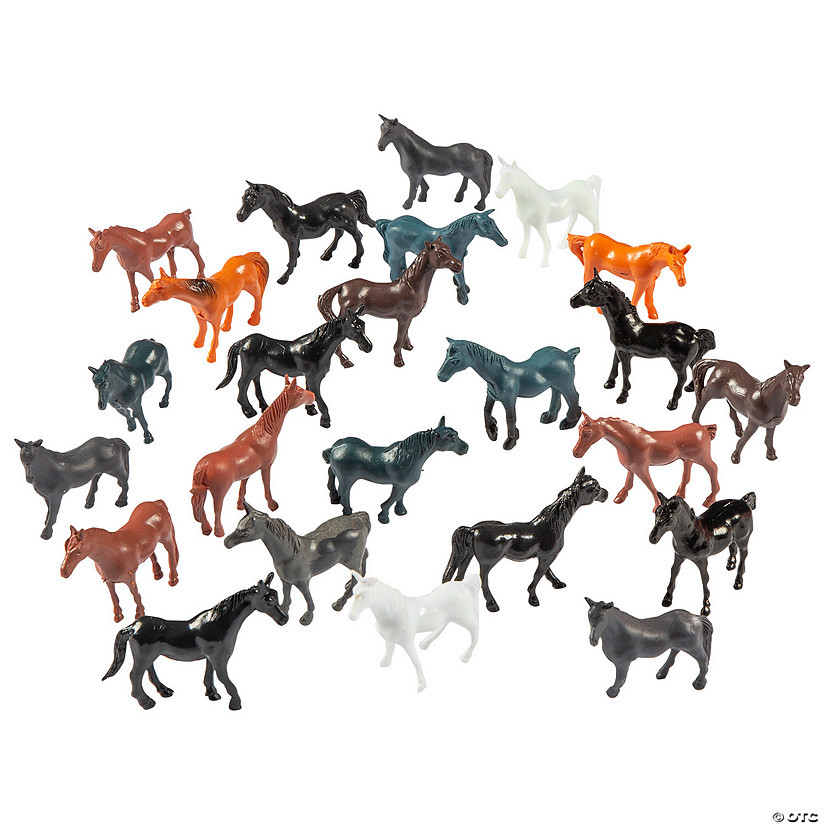 Mini Horses - 24 Pc. | Oriental Trading Company