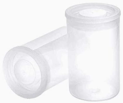 20 PCS Clear Plastic Film Canisters with Lids，35mm CaliberEmpty Camera Reel Containers,Storing ... | Amazon (US)