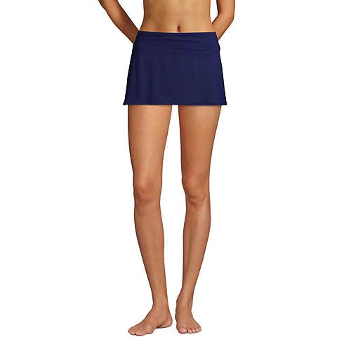 Women's Chlorine Resistant Mini Swim Skirt Swim Bottoms | Lands' End (US)