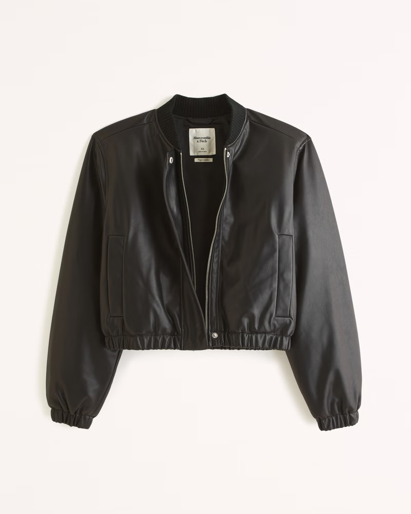 Shrunken Bomber Jacket | Abercrombie & Fitch (US)