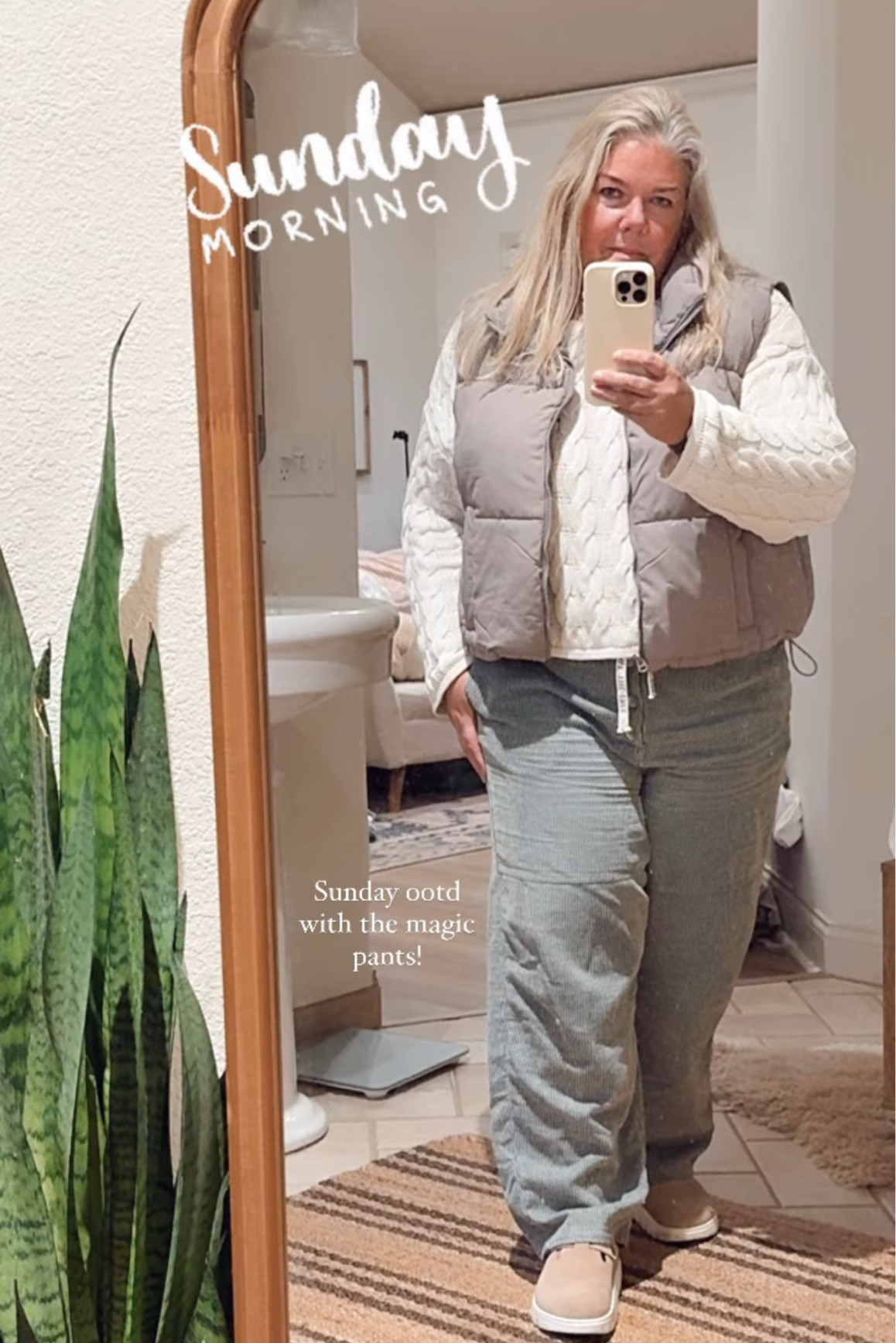 Sunday Worship OOTD! With my and yours fave Free People cords! Time for a puffer vest too! #November #vests #

#LTKSeasonal #LTKMidsize #LTKStyleTip