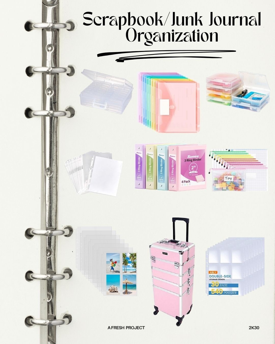 The best organization for junk journal and scrapbooking 

#LTKmorningroutine #LTKvlog #LTKHome