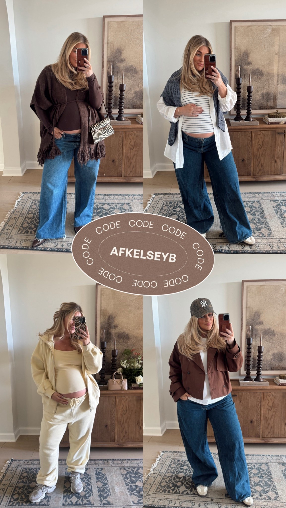 Abercrombie sale! My code AFKELSEYB for 20% off $125+ 🤎

#LTKSaleAlert