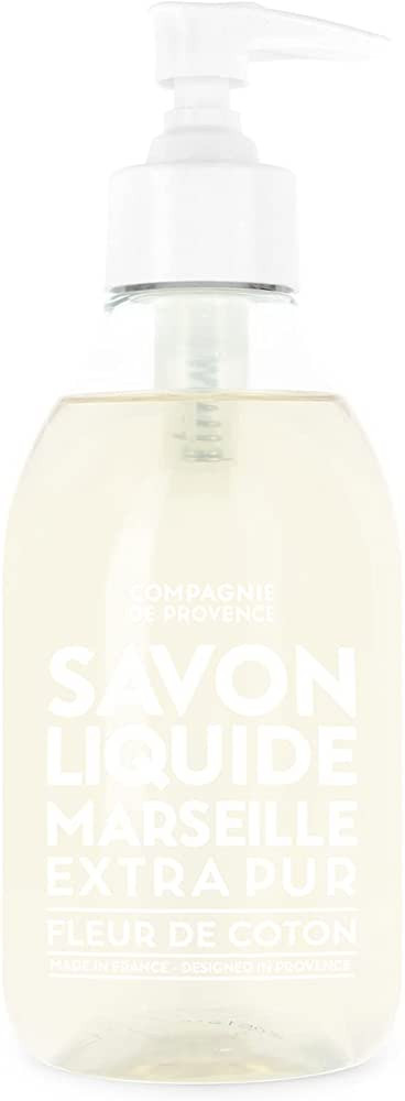 Compagnie de Provence Savon de Marseille Extra Pure Liquid Soap - Cotton Flower - 10 Fl Oz Plasti... | Amazon (US)