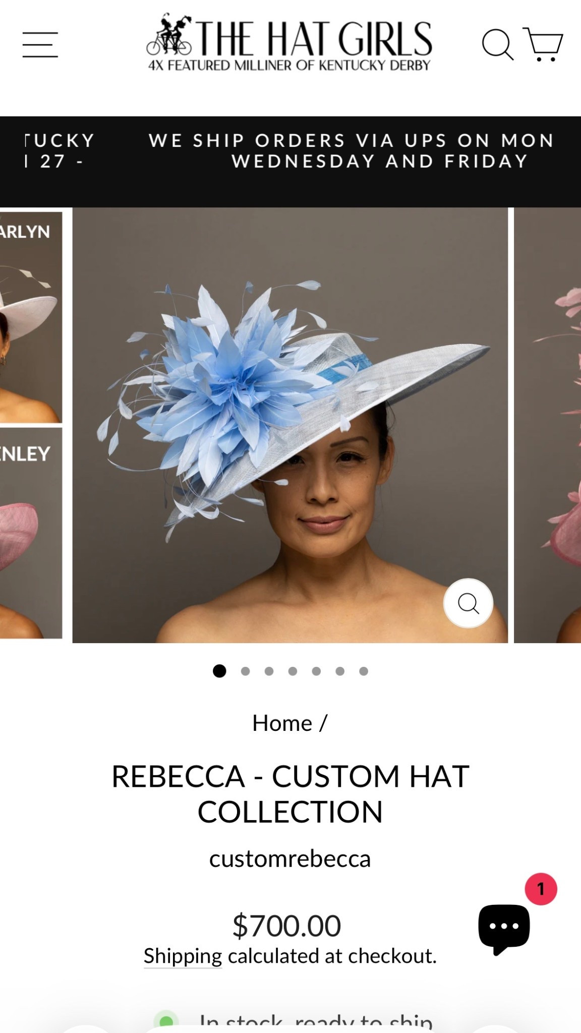 Annnnd this is what happens when you work for the same milliners for 10 years ha! I just found out today that every custom order is named after me 🥹 price starts at $700 and goes up based on the customizations but so thankful for my girls! Make sure to place your custom “Rebecca” orders on thehatgirls.com! So many different cases and colors to choose from! Chances are I’ll be helping work on it!

#LTKselfcare #LTKFestival #LTKTravel