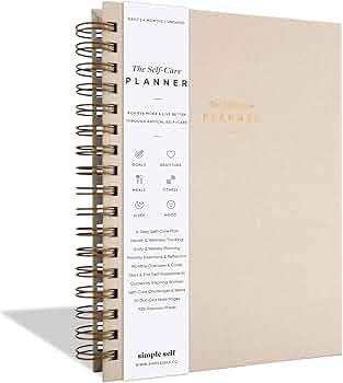 The Self-Care Planner by Simple Self - Undated 6 Month Life Planner - Daily, Monthly, Weekly - Fo... | Amazon (US)