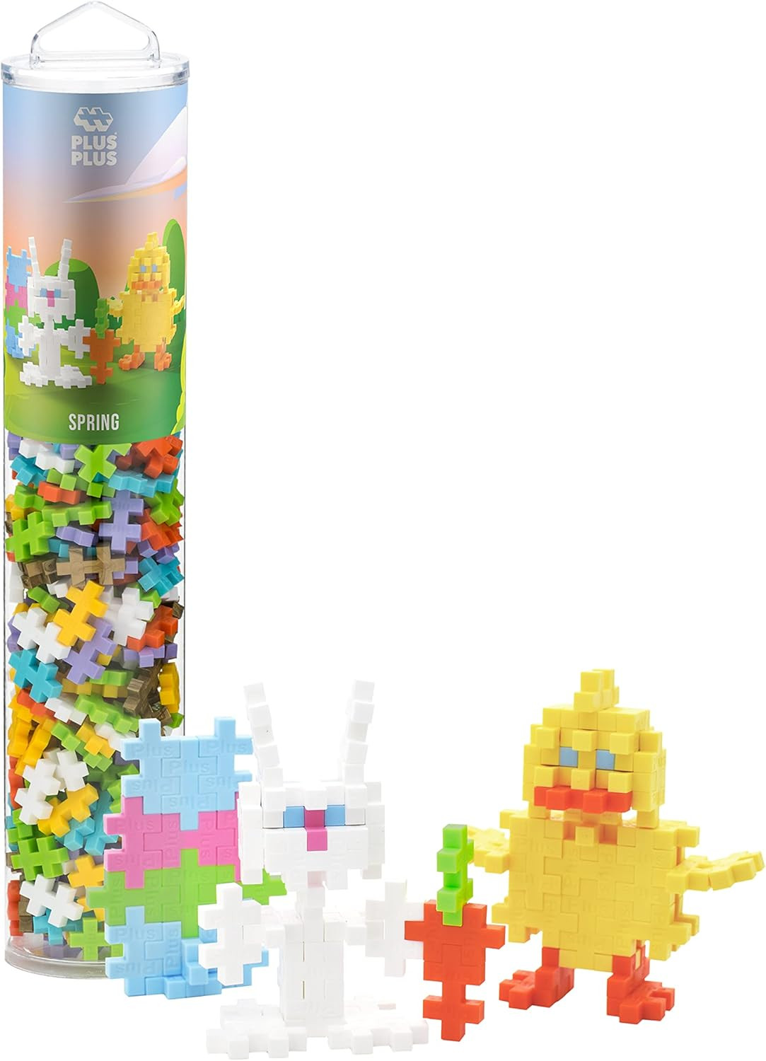 PLUS PLUS - 240 Piece Spring Bunny & Chick - Construction Building Stem / Steam Toy, Interlocking... | Amazon (US)