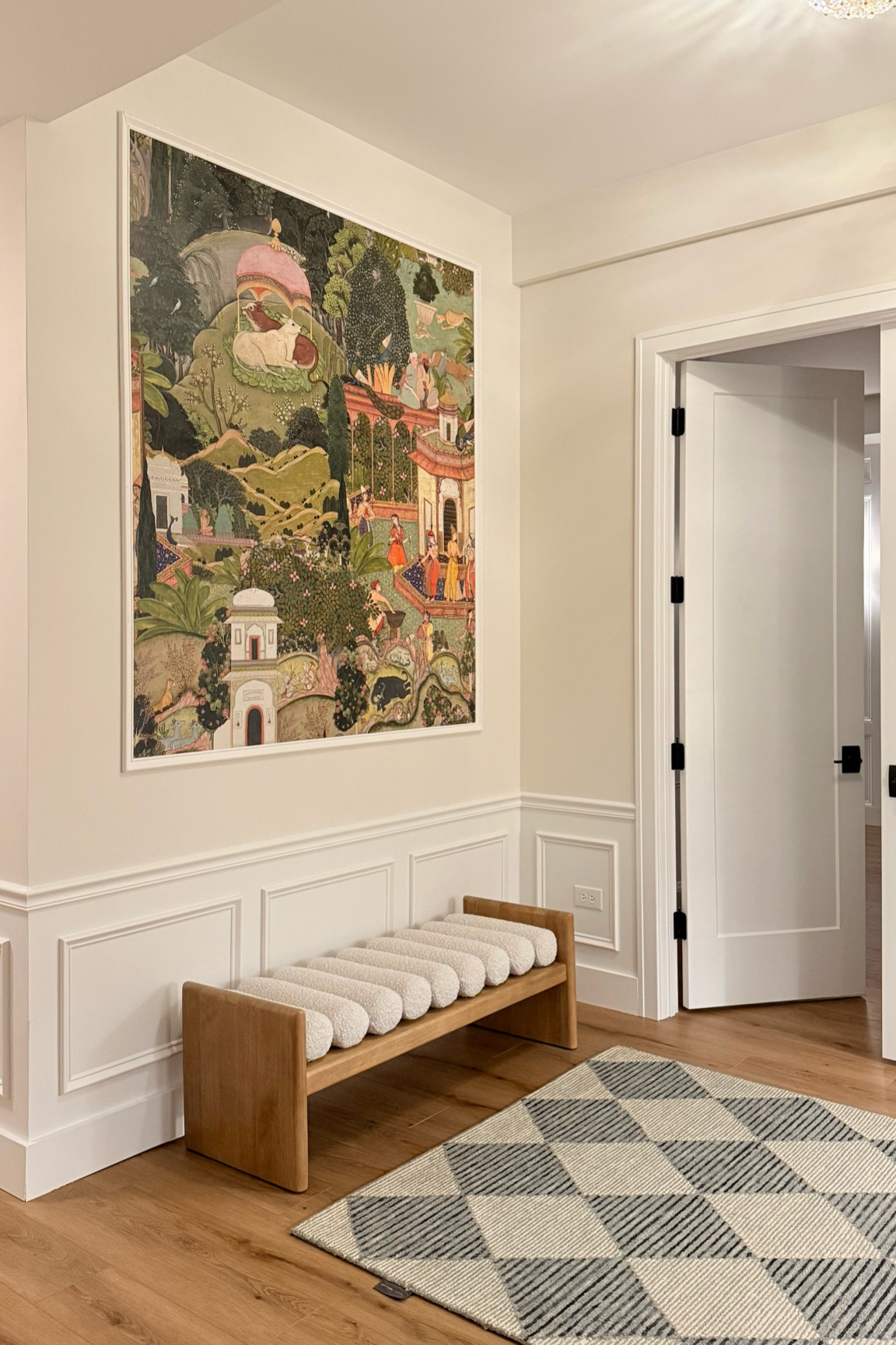 Indian inspired wallpaper. Love the rich color and warmth it brings! 

#LTKHome #LTKFamily #LTKStyleTip