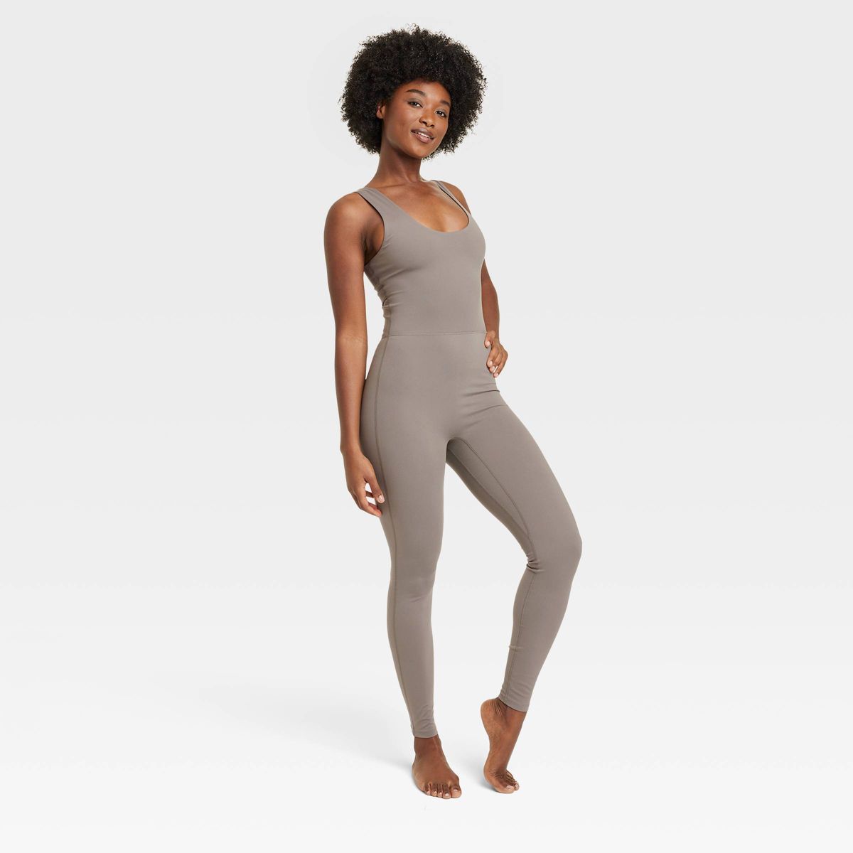 Women's Brushed Sculpt Scoop Neck Bodysuit - All in Motion™ | Target