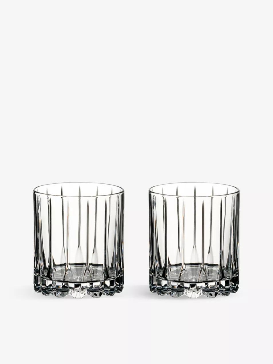 Drinks Specific Glassware set of two crystal neat glasses | Selfridges