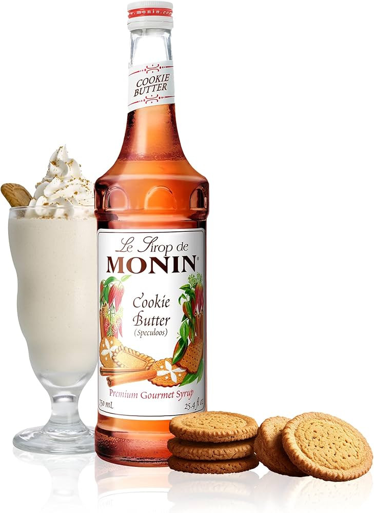 Monin - Cookie Butter Syrup, Great for Coffees, Lattes, and Mochas, Gluten-Free, Vegan, Non-GMO (... | Amazon (US)