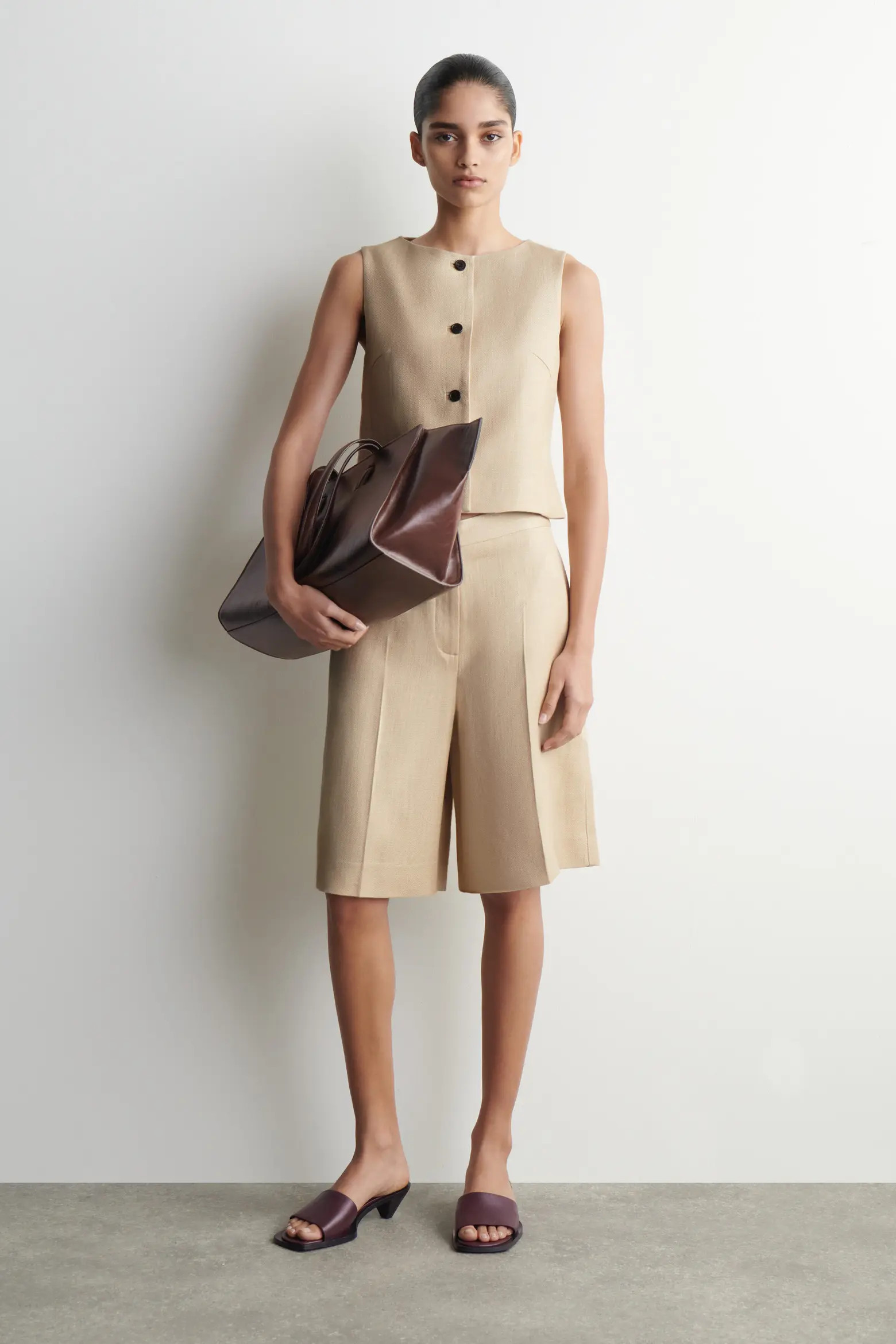 Longline Tailored Shorts (Women) | Nordstrom | Nordstrom