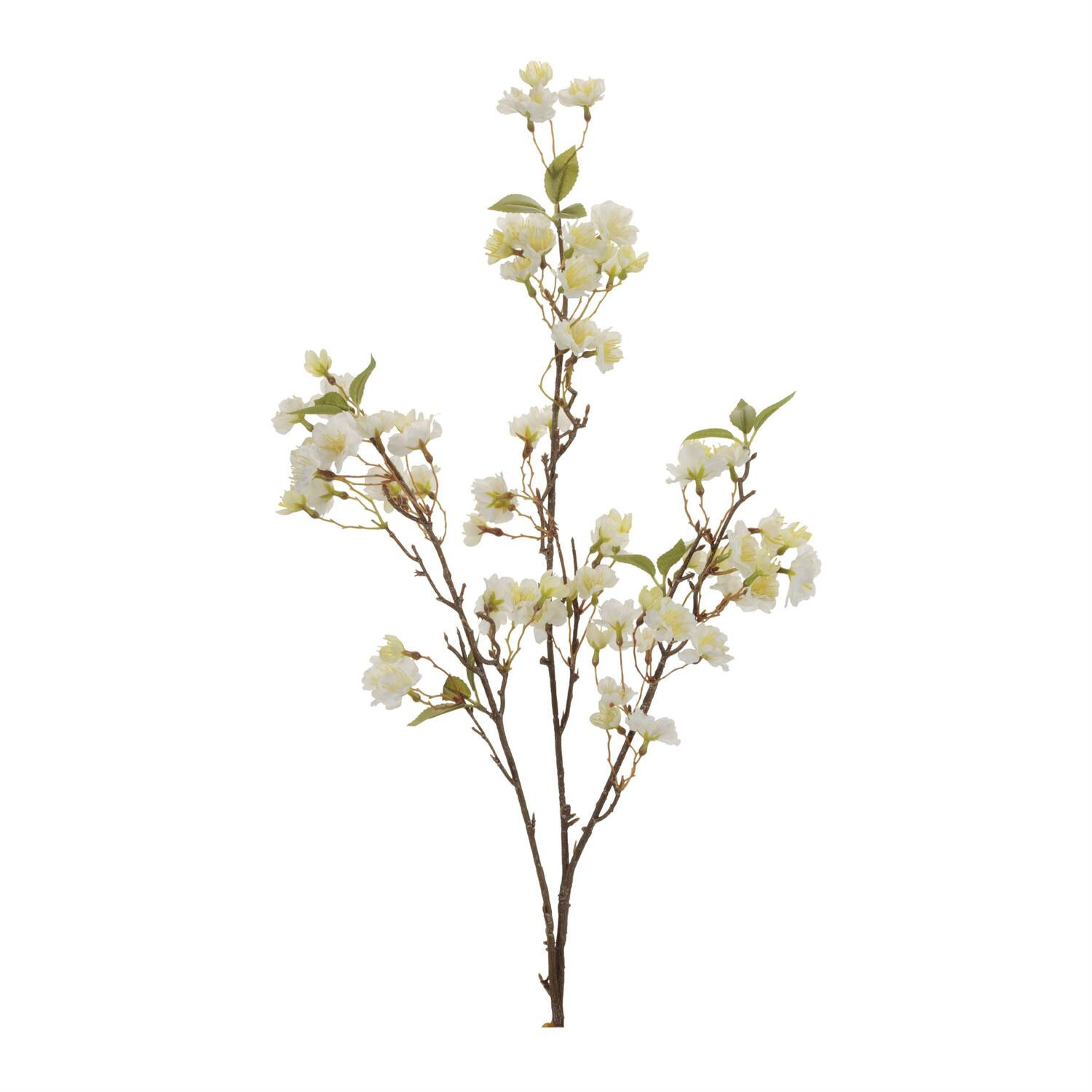 BreeBe - Blossom Floral Branch (Set of 4) - White, Green | Best Buy U.S.
