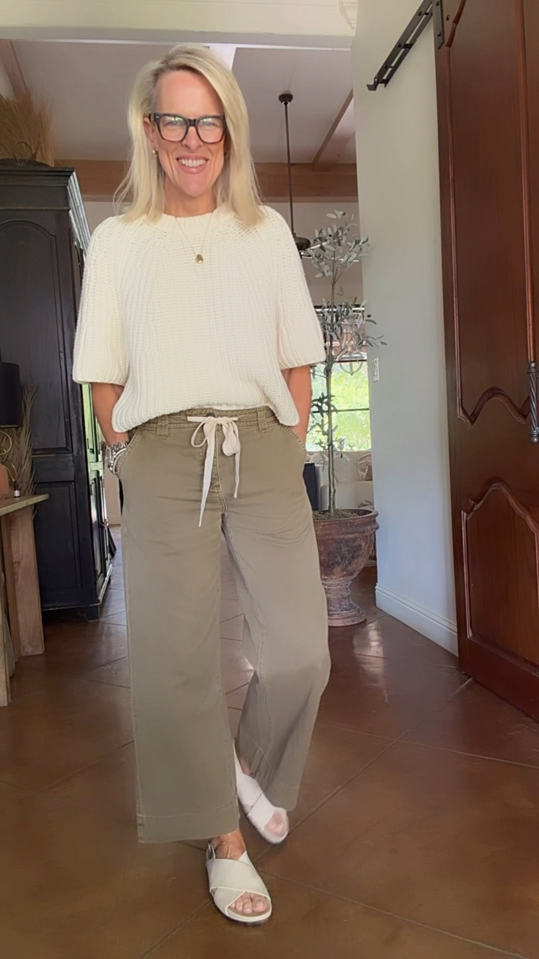 Getting dressed for the day isn’t about impressing anyone else, it’s about lifting your mood and it instantly makes you feel more productive. And it doesn’t have to be complicated and it can still be comfortable. 

These green denim fit TTS 
Sweater - TTS 

@rothys ￼@Anthropologie 

#LTKOver40 #LTKootd #LTKdayinmylife