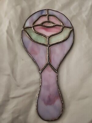 Vintage Stained Leaded Glass Hummingbird Hand Mirror  | eBay | eBay US