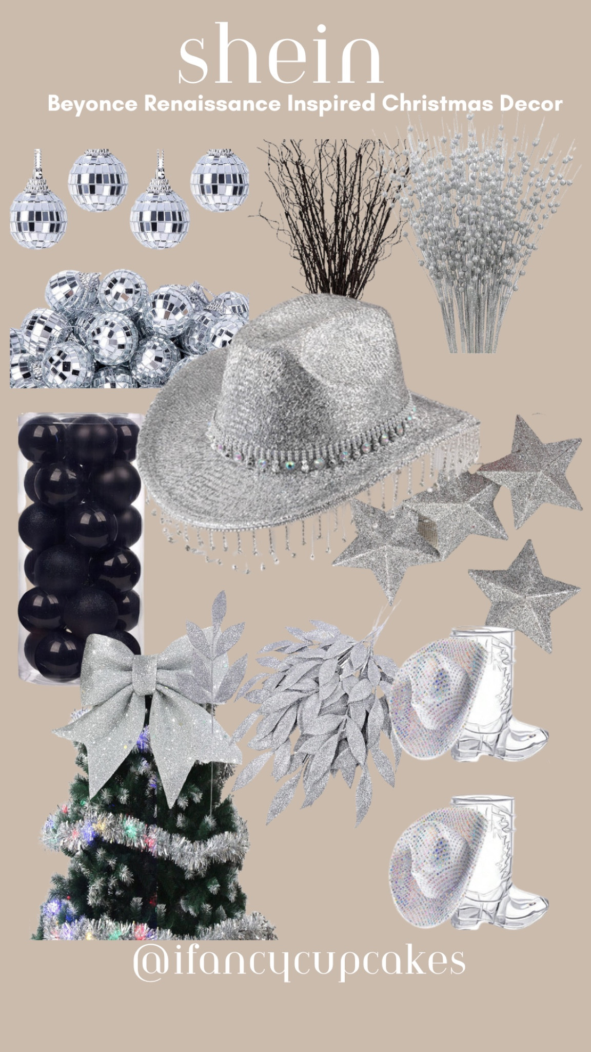 Beyoncé Renaissance Inspired Christmas Decor from Shein! 🖤🪩

#LTKfindsunder50 #LTKhome #LTKHoliday