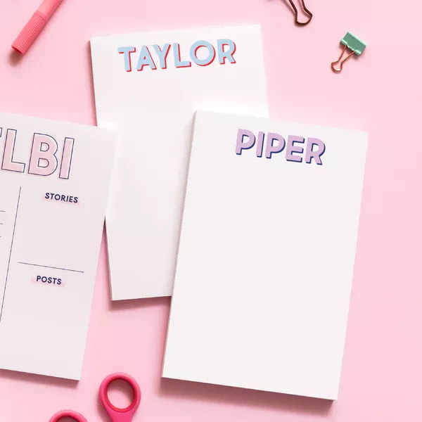 Lined Kids Personalized Stationery