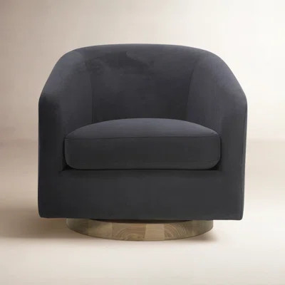 Bennett Upholstered Swivel Barrel Chair | Wayfair North America