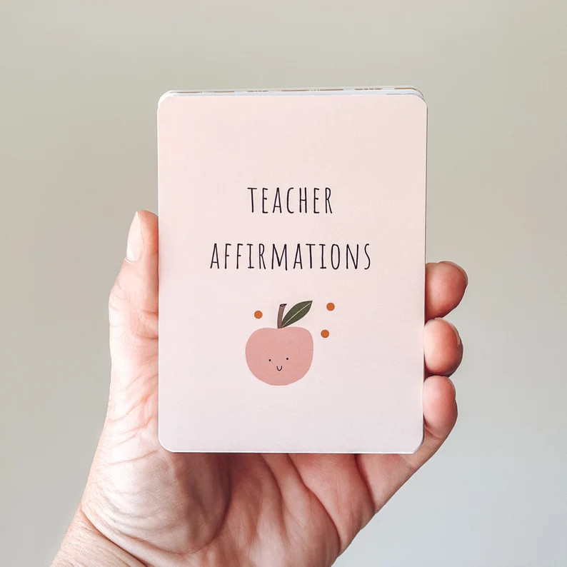 Teacher Affirmation Cards Great for New Teacher Gifts or Any Teacher Appreciation Gift. Christmas... | Etsy (US)