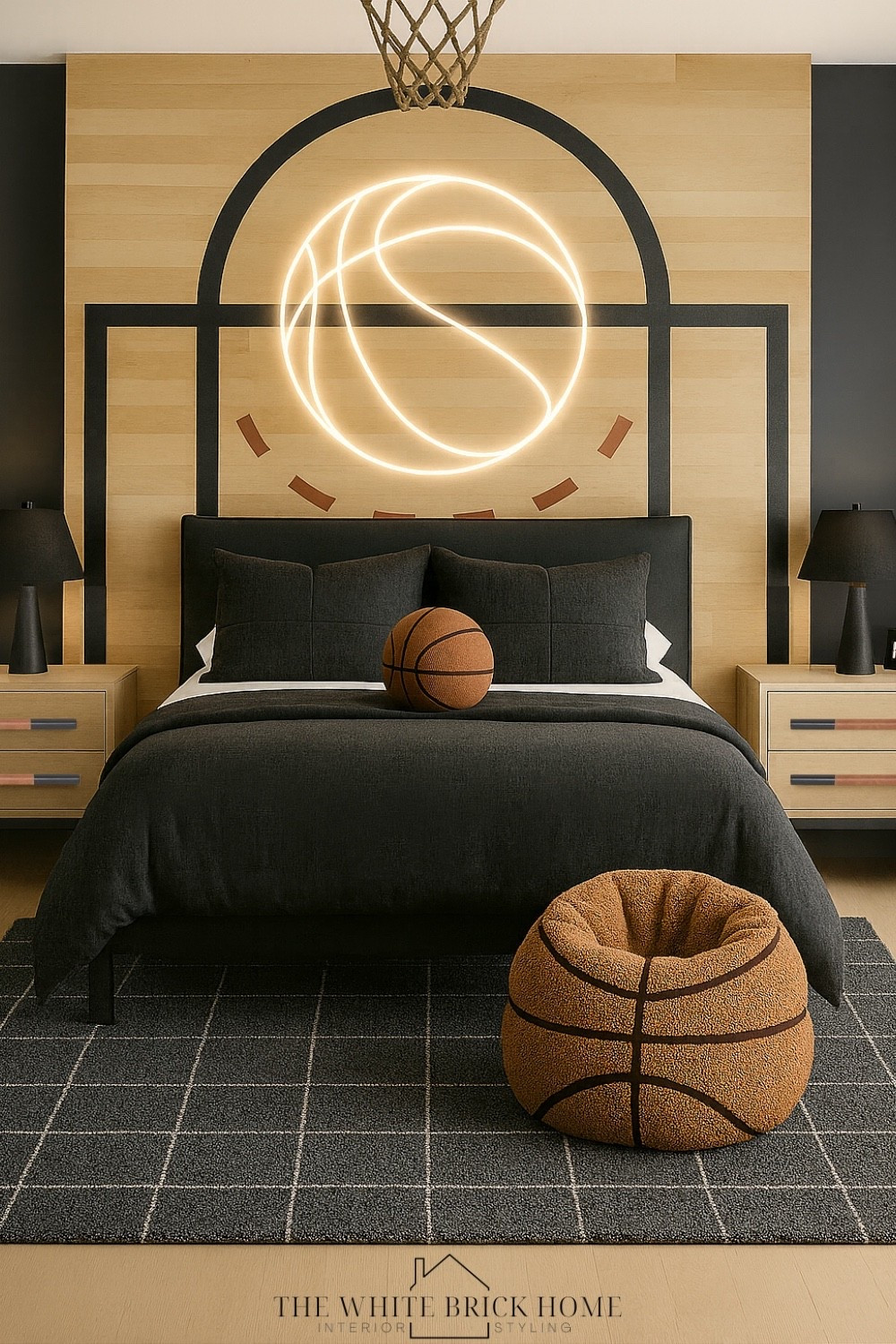 This basketball themed bedroom blends shortly personality with elevated style, creating a space that feels playful and effortlessly cool. 

🖤🖤

Boys room, boys bedroom, teen boy, teen boy bedroom, kids room, kids bedroom, bedroom design, bedroom decor, boys room bed, boys room wall light, boys room rug, boys room bean bag, boys room sports themed, kids room design, boys room wall light, boys room table lamp, boys room furniture, boys room bedding, boys room decor ideas, boys room theme, sports bedroom, sports themed room, sports room decor c sports bedroom ideas, teen bedroom ideas, home decor, home design, bedroom design, pottery barn teen, Wayfair, Amazon 


#LTKHome #LTKSaleAlert #LTKKids