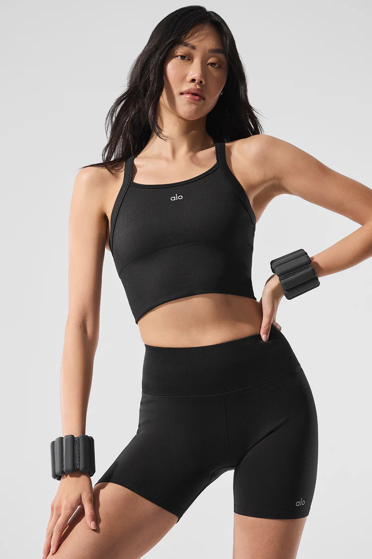 Seamless Ribbed Favorite Bra Tank | Alo Yoga (US)