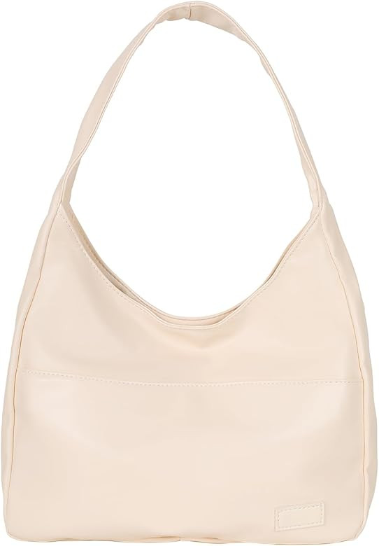 Hobo Bag Women Chic Vegan Leather Tote Bag Purse Stylish Casual Trendy Large Soft Shoulder Bag | Amazon (US)