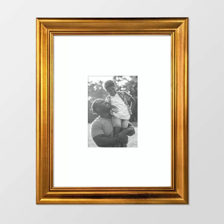 Wood Antique Wall Frame Brass - Threshold™ | Target