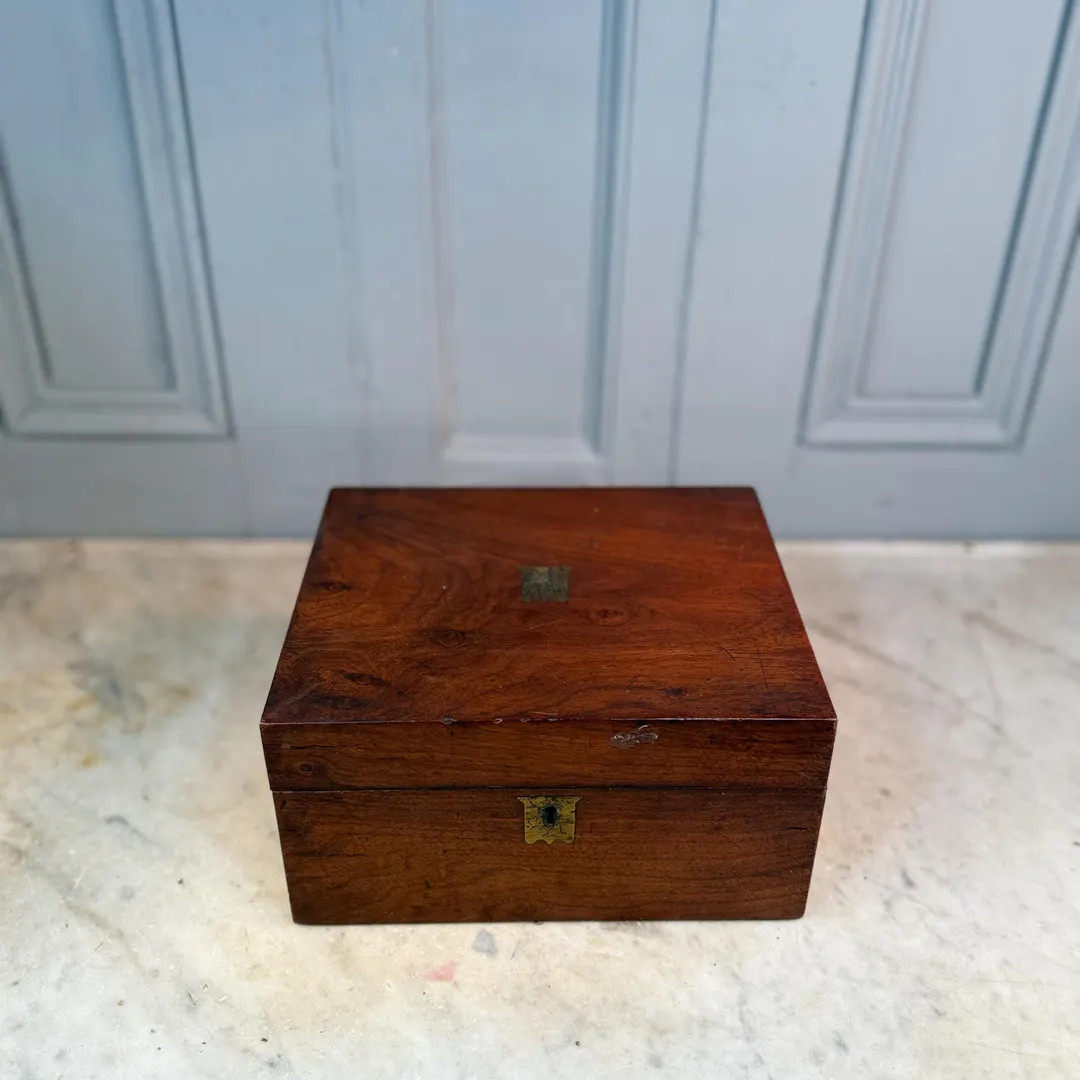 Antique mahogany writing box | Etsy (US)